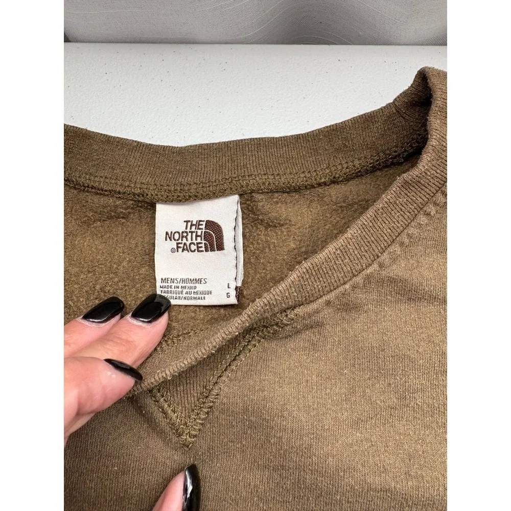 The North Face Mens Crew Neck‎ Sweatshirt Pullover Jumper Brown Casual Everyday